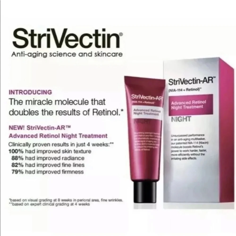 STRIVECTIN-AR NIA-114 Advanced Retinol Night Treatment Cream 1.1oz NIB $79